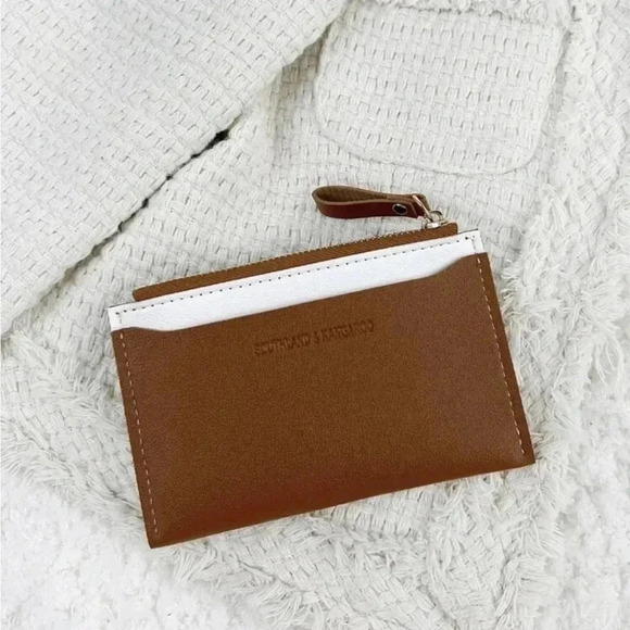 ⚠️Clearance Brown And White Slim Cardholder / Wallet - Picture 4 of 4